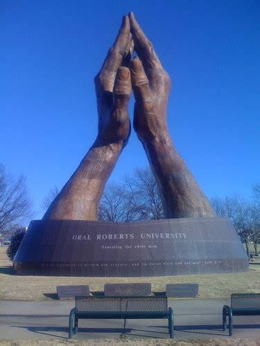 The giant praying hands of Oral Roberts | Kim Rollins | Flickr
