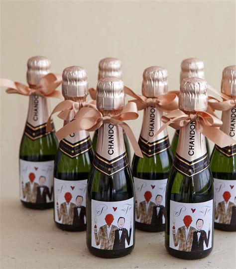 Pin by The Uncommon Event on Gifts and Favors | Mini champagne bottles wedding, Wine wedding ...