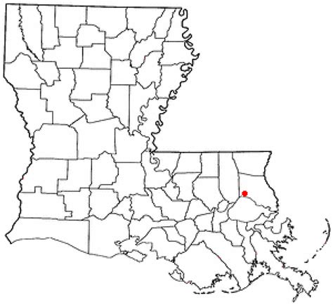 Madisonville Map - 64 Parishes