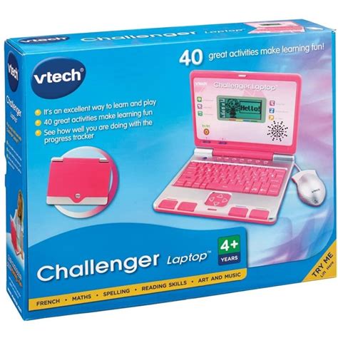 Vtech Challenger Laptop – Pink – Pierre Stationery