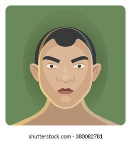 Male Avatar Round Face Shape Stock Vector (Royalty Free) 380082781 | Shutterstock