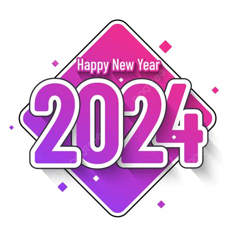 Gradient 2024 New Year, Gradient, 2024, Year PNG and Vector with Transparent Background for Free ...