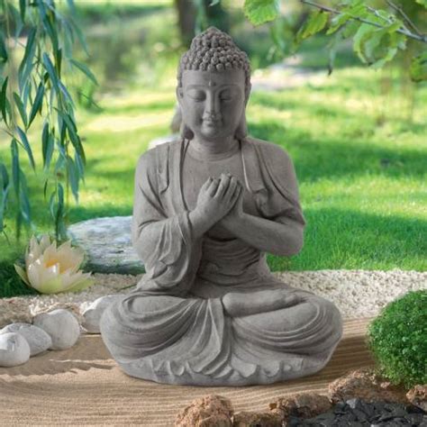 Garden statue Zen Buddha - Height 60 cm : buy Garden statue Zen Buddha - Height 60 cm