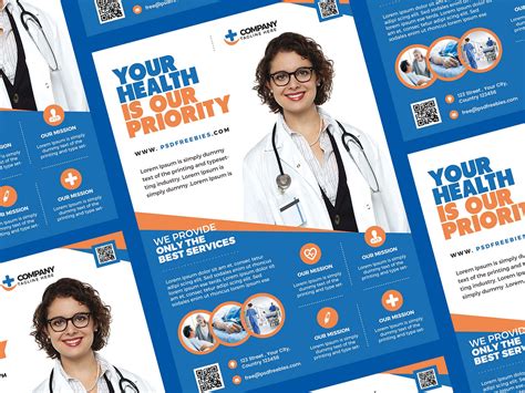 Free Health Care Flyer Template (PSD)