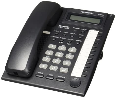 Panasonic KX-T7730 Corded Phone (Black) for PABX Lines Only: Amazon.in: Electronics