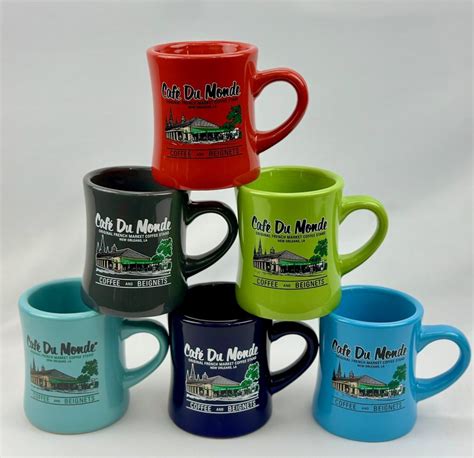 Diner Mug Colored • Cafe Du Monde New Orleans