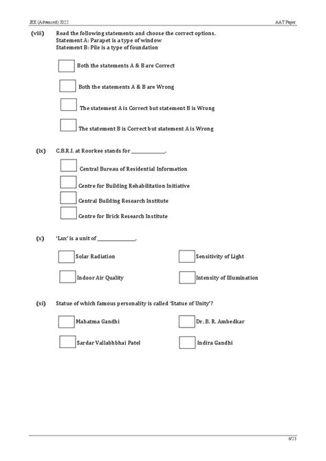 Download JEE Advanced AAT 2022 Question Paper PDF - AglaSem Admission