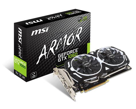 GeForce GTX 1060 ARMOR 3G V1 | MSI Global | Graphics card - The world ...