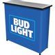 Bud Light Metal 2-Shelf Portable Bar Table with Carrying Case - Walmart.com