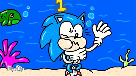 Sonic Drowning Art I Made - YouTube