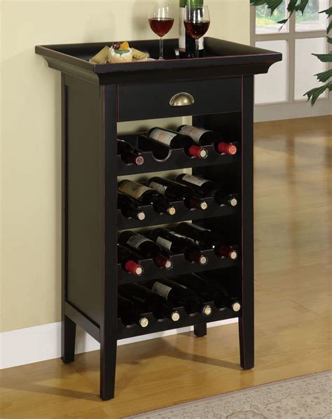 Powell Contemporary Merlot 502-426 Stylish Wooden Wine Cabinet | Bullard Furniture | Bar - Bar ...