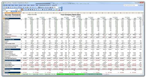 Free Expense Spreadsheet Template Excel Medical Expenses pertaining to Excel Financial Report ...