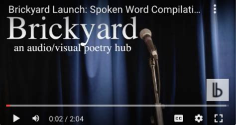 Iconic Poetry Publisher Brick Books Expands Their Brickyard Spoken Word ...