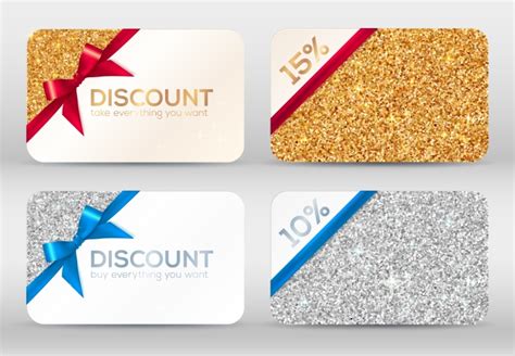 Free gift card design template - Plastic card