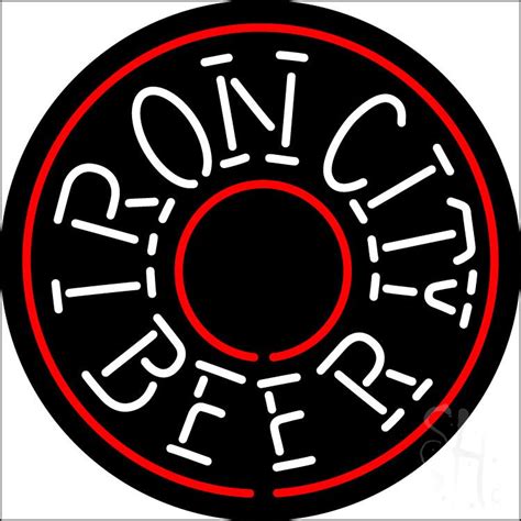 Iron City Beer Logo Beer Neon Sign