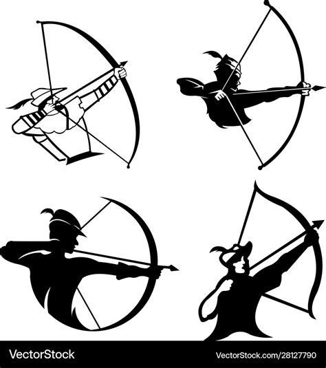 Archery logo Royalty Free Vector Image - VectorStock