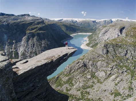 Trolltunga, Hardangerfjord, Norway - by Helge Sunde