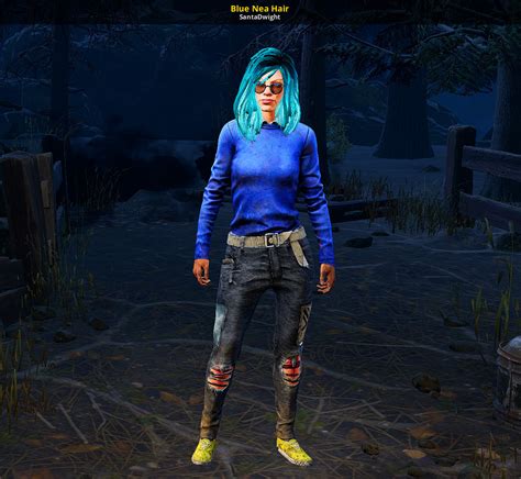 Blue Nea Hair [Dead by Daylight] [Mods]