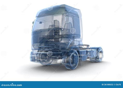 X-ray Of Truck Stock Photography - Image: 36180632