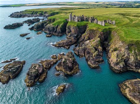 Slains Castle, Cruden Bay, Scotland, UK, United Kingdom