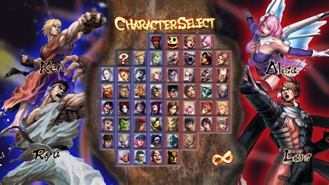 Street Fighter x Tekken alternate select screen by MrJechgo on DeviantArt