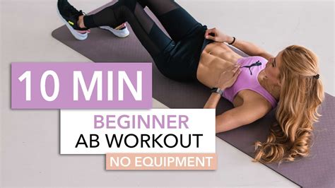 10 MIN BEGINNER AB WORKOUT // No Equipment | Pamela Reif - NY Fitness Buzz