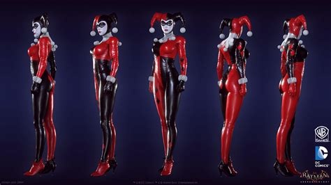 ArtStation - Batman: Arkham Knight DLC, Harley Quinn Game Model