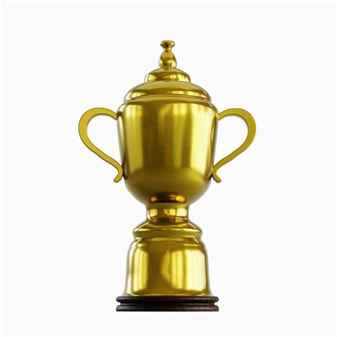 Gold Trophy Cup 3D model | CGTrader