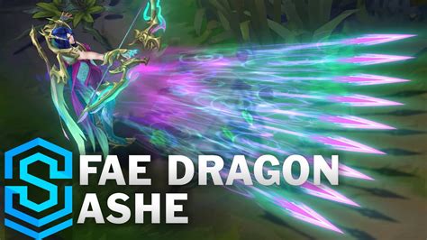 Fae Dragon Ashe Skin Spotlight - League of Legends - YouTube