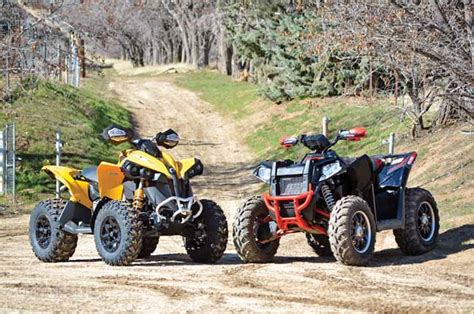 CAN-AM RENEGADE 800 VS. POLARIS SCRAMBLER 850 - Dirt Wheels Magazine