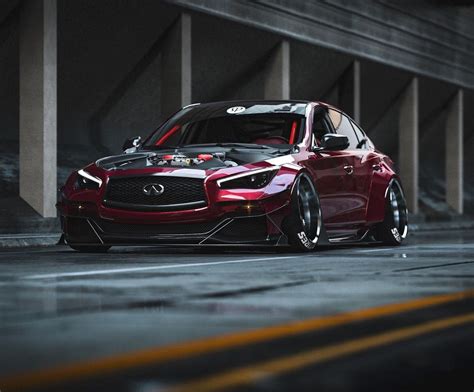 Reanimated Infiniti Q50 Eau Rouge Sports a “Subtle” Amount of Virtual JDM Mods - autoevolution