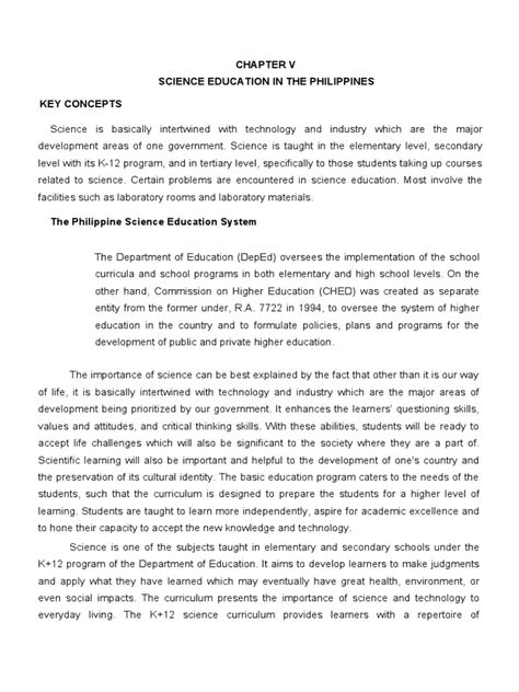 Science and Technology | PDF | Curriculum | Gross Domestic Product