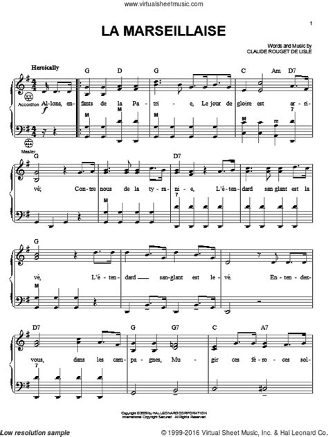 La marseillaise sheet music for accordion pdf interactive – Artofit