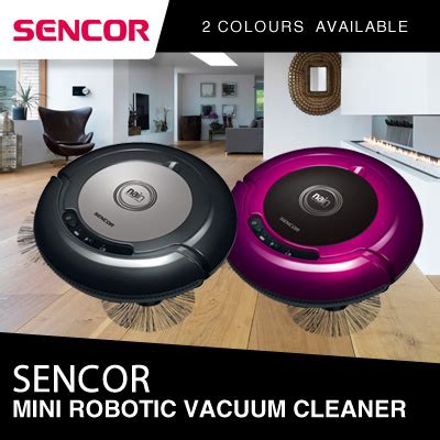 Qoo10 - SENCOR Mini Robotic Vacuum Cleaner / 2 Colours Available ...