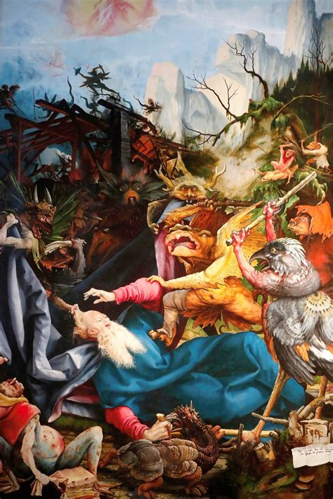 Matthias Grünewald : Isenheim Altarpiece Temptation of Saint Anthony ...