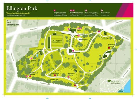 Ellington Park Map | Visiting | Ellington Park