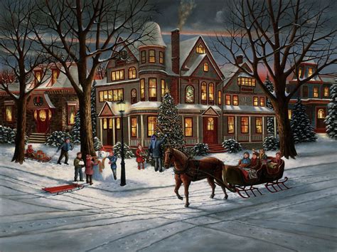 "Victorian Christmas" by H. Hargrove | Christmas and Winter | Pinterest ...