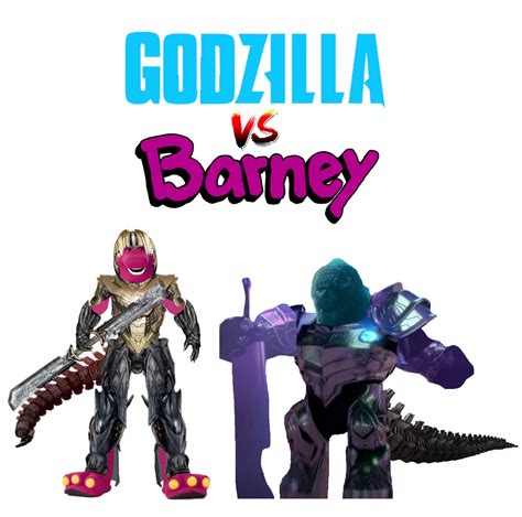 Godzilla vs barney by Coenraadkeanan on DeviantArt