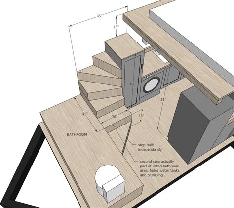 Ana White | Tiny House Stairs - Spiral Storage Style - DIY Projects