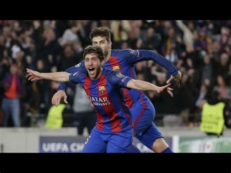 Sergi Roberto GOAL vs. PSG! 6-1 Barcelona beats PSG! - YouTube