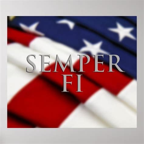 Semper Fi Poster | Zazzle