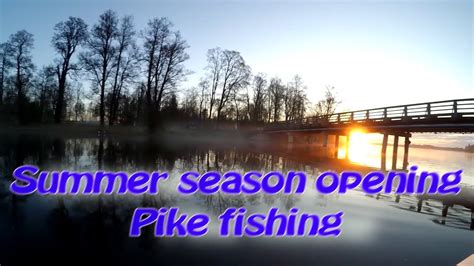 Pike fishing. Summer season opening - YouTube