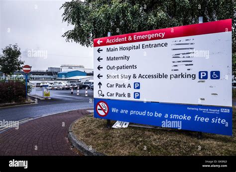 NHS general hospital at Kettering, England Stock Photo - Alamy