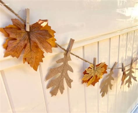 DIY Leaf Garland