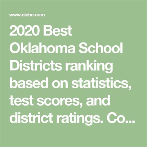 2020 Best Oklahoma School Districts ranking based on statistics, test ...