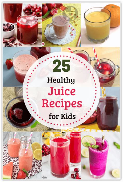 25 Healthy Juice Recipes for Kids and Babies