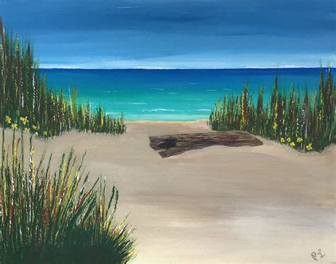 Sand dunes painting-sand dunes wall art-beach painting-ocean | Etsy | Beach painting, Ocean ...