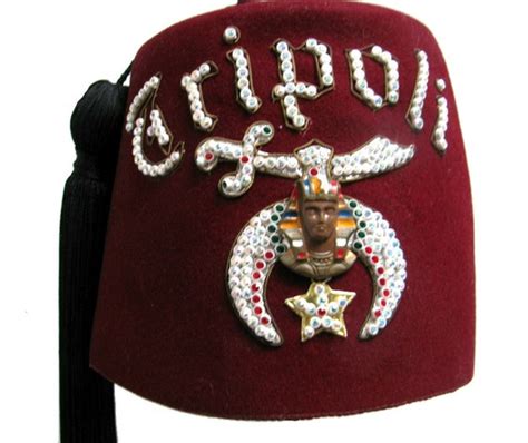 Vintage Shriners Fez Masonic Fraternal by Atomicfireball on Etsy