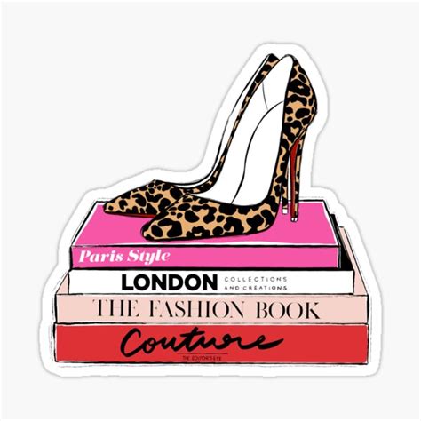 "fashion books" Sticker for Sale by alexaferragamo | Redbubble