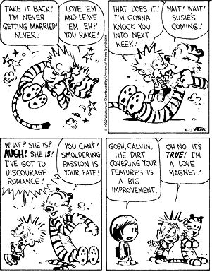 Mischievous Muse: Calvin & Hobbes - Calvin the Love Magnet